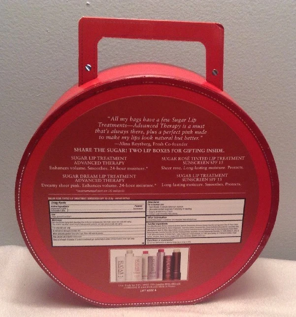 FRESH ESCAPE TO SUGAR SET OF 4 LIP TREATMENT HOLIDAY LIMITED EDITION - Image 4 of 4