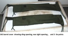 RUSSIAN SKS / Simonov / rifle barrel Cover / green camo / Reenactment/ 7.62x39mm