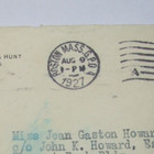 1927 Postmark Envelope Shawnut Bank Building Boston, MA 2 Cent Stamp — photo 3