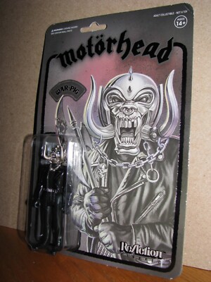 ReAction Motorhead WARPIG (BLACK METAL VERSION) Action Figure 3.75