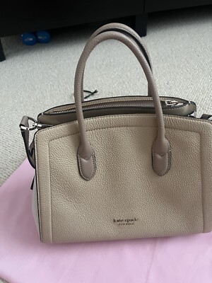 Kate Spade Knott Mini Satchel Bag Beige Colour block