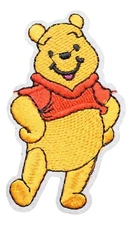 Winnie The Pooh Character Embroidered 3 Inches Tall Embroidered Patch