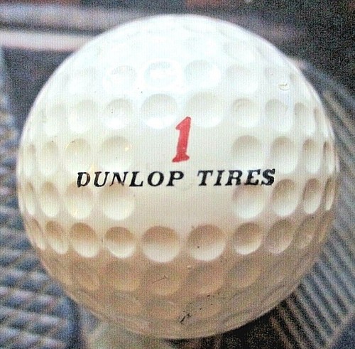 vtg - DUNLOP TIRES - Logo Golf Ball