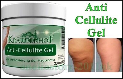 Krauterhof Anti Cellulite Gel With Caffeine Carnitine Rosemary Extract 250ml Ebay