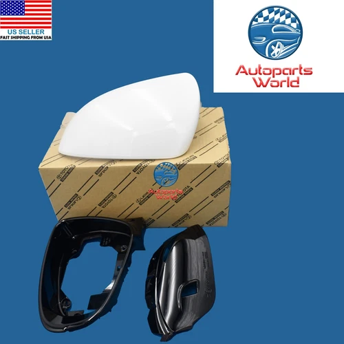 GENUINE LEXUS 13-15 GS350 TARFIRE PEARL DRIVER DOOR MIRROR COVER 8794A-30E00-A0