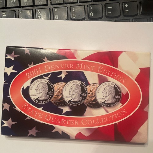 2001 Denver Mint Edition State Quarter Collection New - Picture 1 of 3