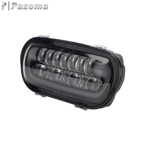LED Headlight w/ Conversion Mount Extension Bracket For Harley Dyna Fat Bob FXDF - Picture 7 of 10