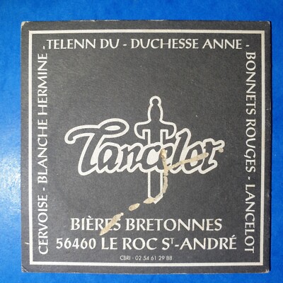 SOUS BOCK Biere Lancelot 56460 Le roc St-André 2/4 bro goz ma zado