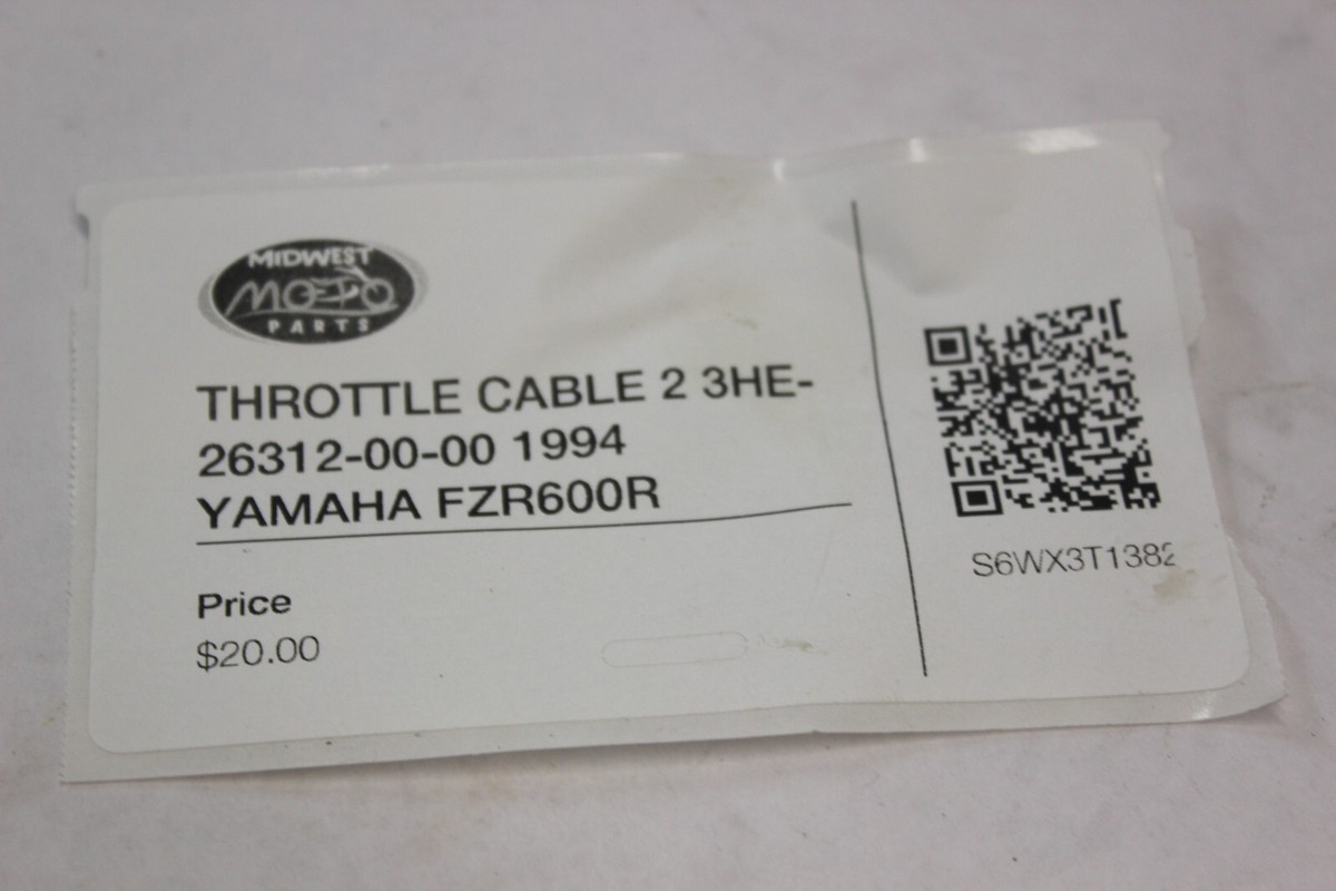コード THROTTLE CABLE 2 3HE-26312-00-00 1994 YAMAHA FZR600R | eBay