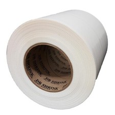 Dr. Shrink DS-706WP 6 in. x 180 ft. Pinked Heat Shrink Tape, White