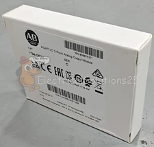 NEW Allen Bradley 1734-OE2V - 2 Single Ended 75mA Analog Outputs - FREE SHIPPING