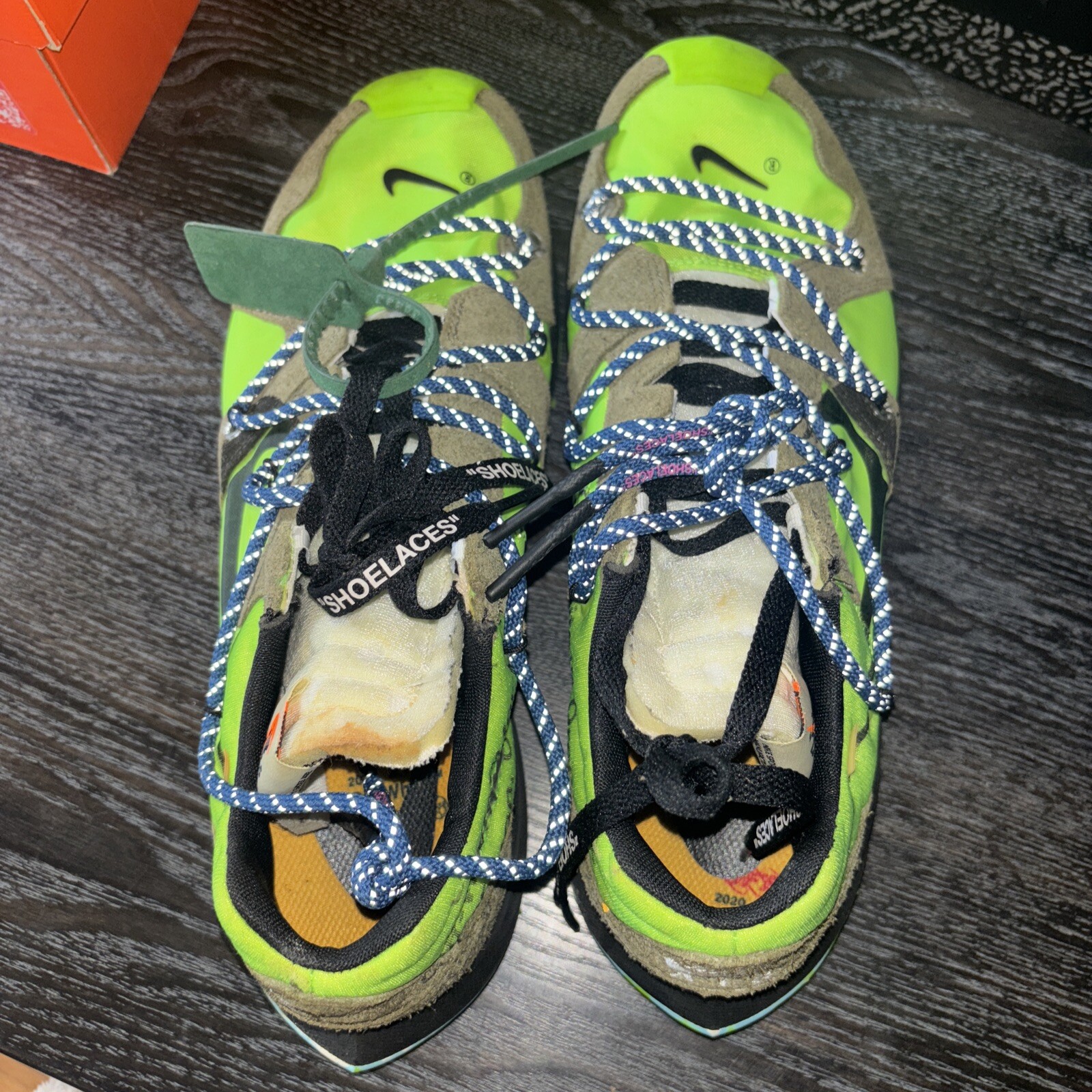 OFF WHITE X NIKE Taglia 10 5 CD8179 300 Nike bianco sporco x Air Zoom Terra Kiger 5