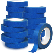 Blue Painters Tape 20 Rolls 1 Inch X 55 Yards Multi-Surface Masking Tape
