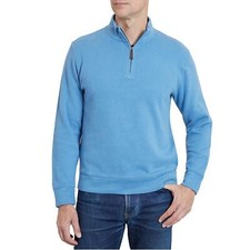 Lands' End Men's Bedford Rib Quarter Zip Pullover - XL