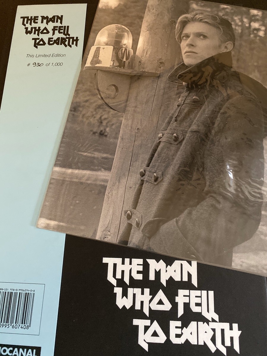 David Bowie The Man Who Fell To Earth Unstoppable Rare BOOK