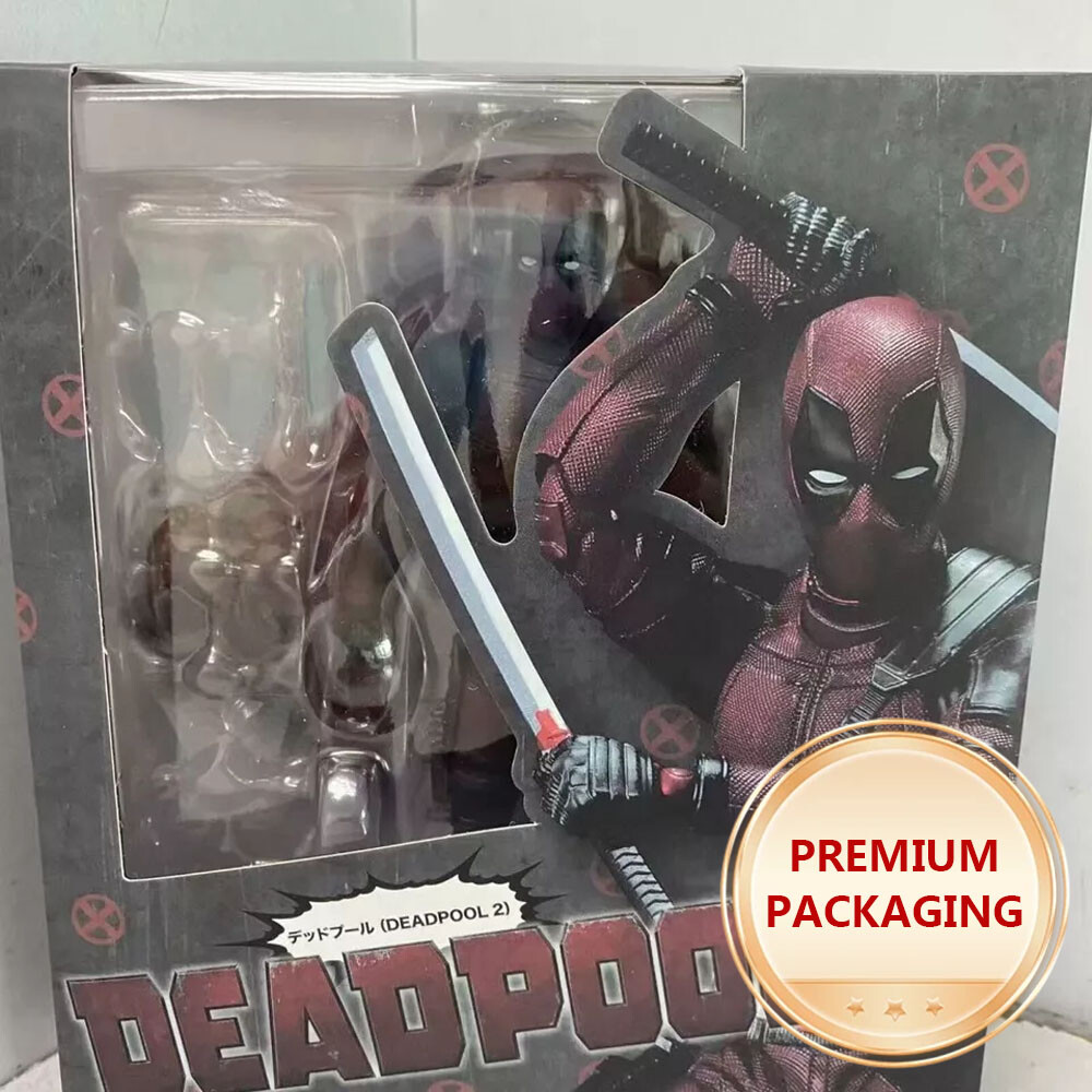 S.H. Figura de acción Figuarts Deadpool 2 Marvel SHF SH KO Ver películas juguete - NUEVO