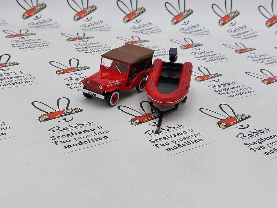 DIE CAST " IXO PRIME JEEP PRIME ZODIACO " 801 + 803 POMPIERI DEL MONDO  1/43 - Immagine 2 di 2