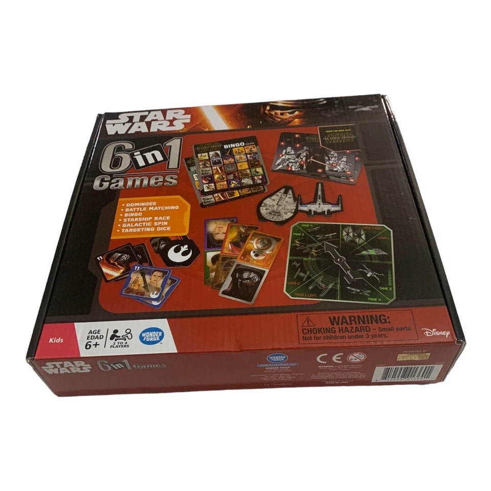 Star Wars the Force Awakens 6 in 1 Game 01360 2015 - Image 3 of 4