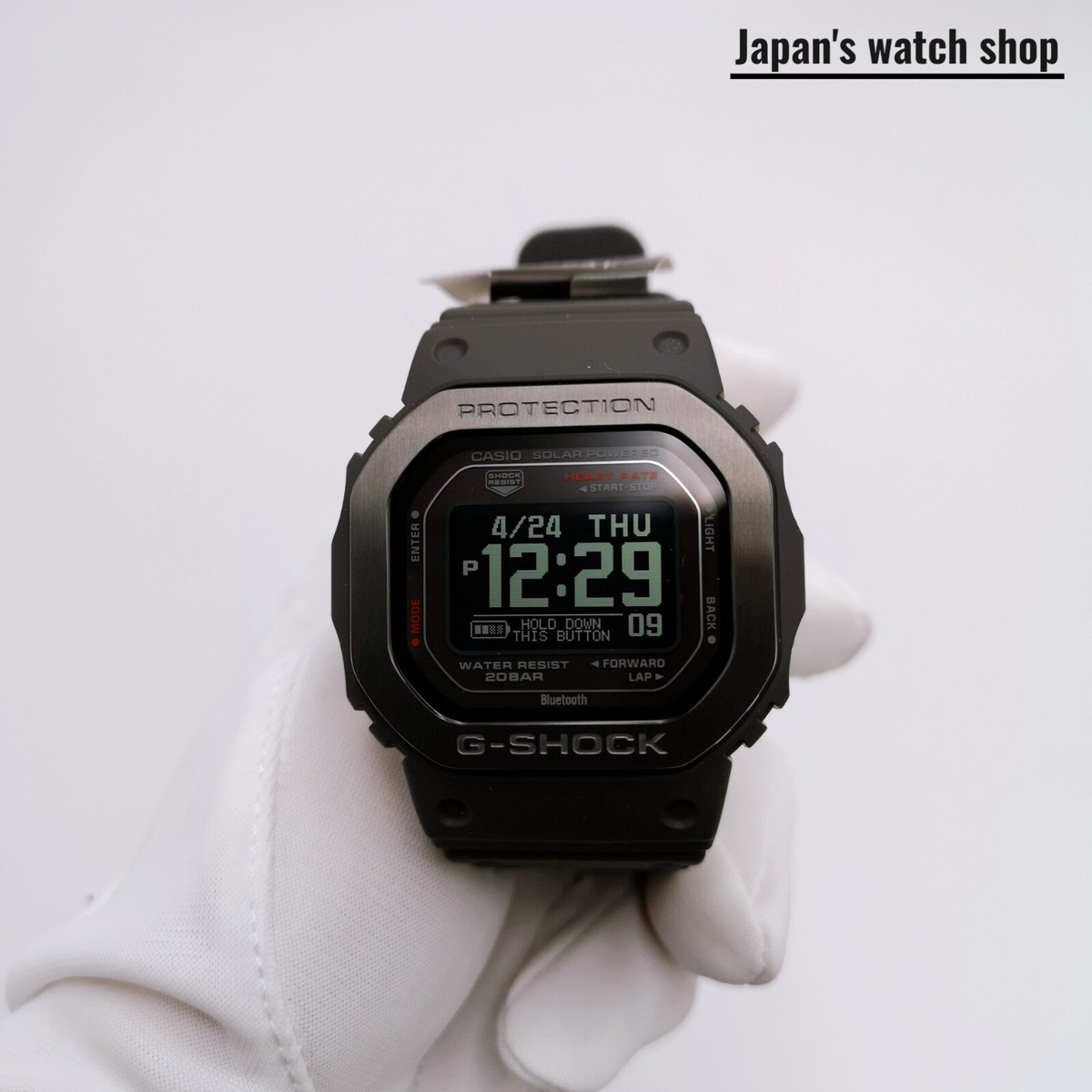 CASIO G-SHOCK G-SQUAD DW-H5600MB-8JR Black Bluetooth Men's Watch