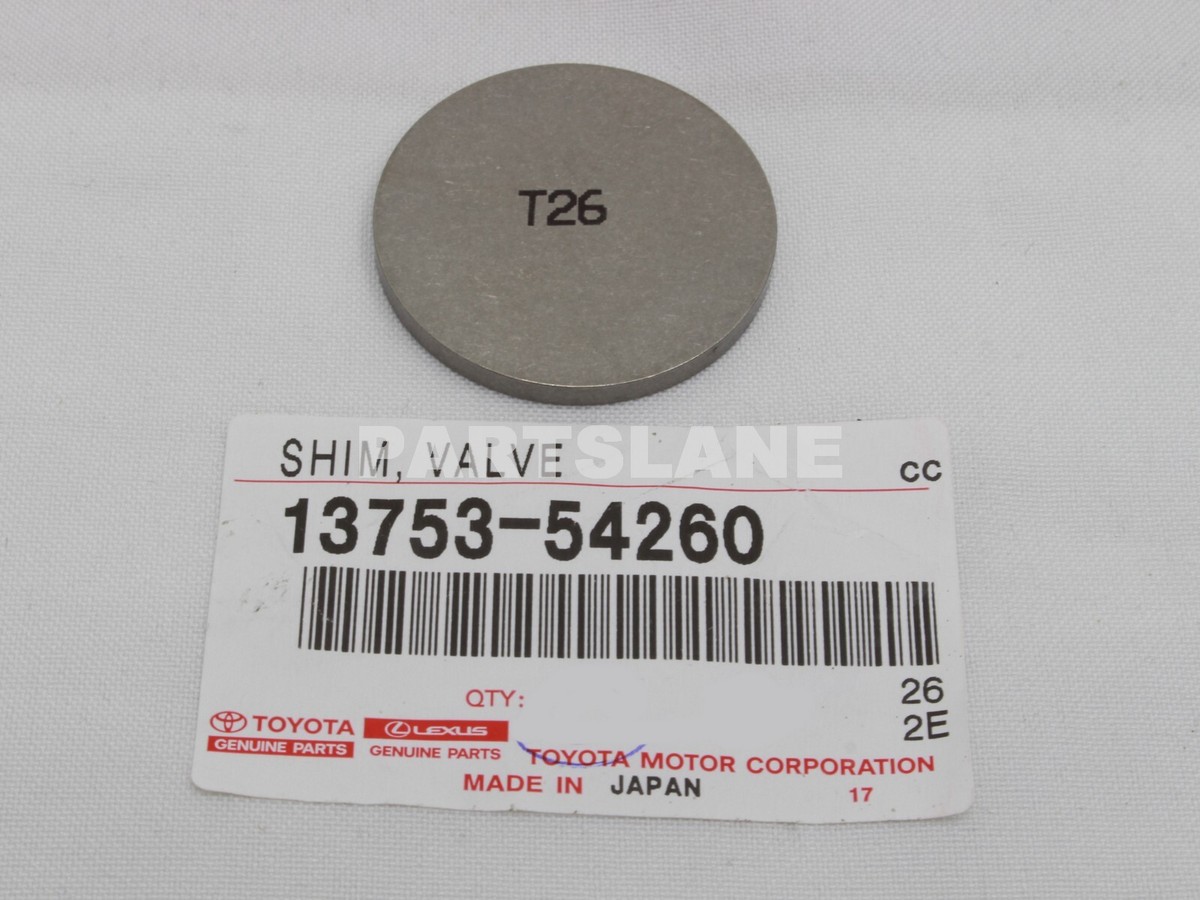 SIAN出品 13753-54260 Toyota OEM Genuine SHIM, VALVE ADJUSTING | eBay