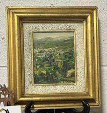 Bellissimo dipinto ad olio impressionista René Paluccio - Ferracin di Sanremo, Italia