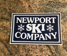 Newport Ski Company sticker - California snow Mountain Sports