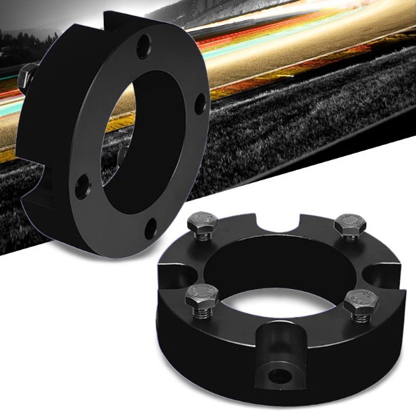 2.5" F Black Strut Top Mount Leveling Lift Kit Spacer For 07-18 Toyota