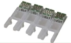 4X T812 812 XL Single Use Chip for Refillable Ink Cartridge for Wf 7820 Wf 7840 