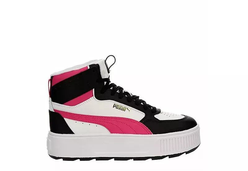 Puma Karmen Rebelle Mid Platform Sneaker - Kids' - Free Shipping