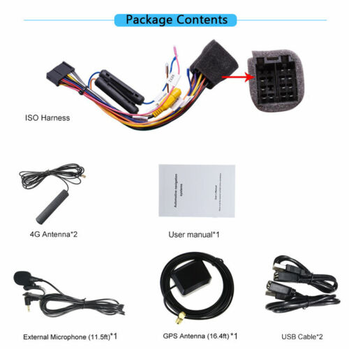6+128GB Single Din Autoradio Android Autoradio mit 10.5 '' Touchscreen 1280*720P - Bild 10 von 10