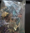 1 lb Colorful Costume Jewelry Grab Bag Lot - Wearable, Craft, Repair, Vintage