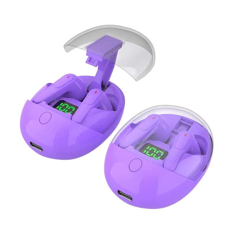 Bluetooth 5.3 Led Power Display Touch Control Headphones