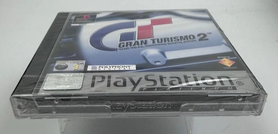 PS1 Gran Turismo 2 - Platinum, New And Factory Sealed - *Flaw* - Image 3 of 4