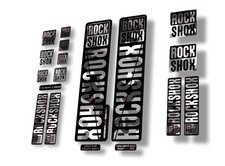 Rock Shox 2018 Decal Set For 30 32 RS1 Mountain Bike Cycling Sticker White Camo