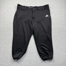 Adidas Women's Size XL Black Softball Pants WBA12009