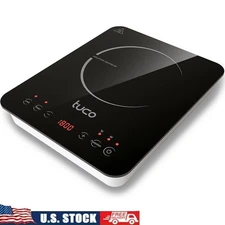 Portable Induction Cooktop 1800W Energy Efficient LCD Touch Control Safe Cooking