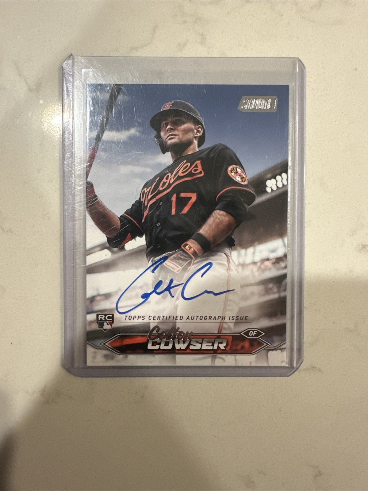 2024 Topps SC Stadium Club #SCBA-CC Colton Cowser RC Rookie Auto Orioles Card