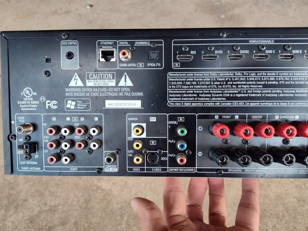 Denon AVR-1912 7.1 HDMI Home Theater Surround Stereo Receiver No