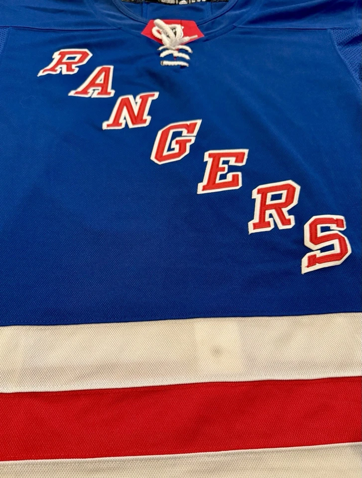 CAMISETA DE LA NHL FIRMADA CON INSCRIPCIÓN MÚLTIPLE DE LOS NEW YORK RANGERS LEGEND MIKE RICHTER CON JSA Foto 4 de 4