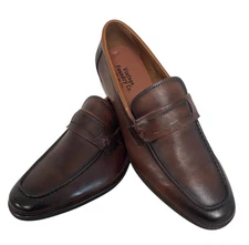 Vintage Foundry Co. Men's Rawson Leather Loafers Brown-  Size 11