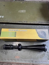 HS Strut 6-24x50 Predator Series Riflescope. 1” Tube. Mil Dot Reticle. 