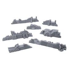 Shanty Obstacles by Terrain4Print, 3D Printed Tabletop RPG Scenery and Wargam...