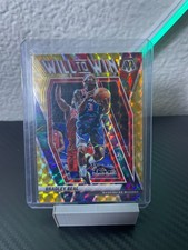 2020-21 Panini Mosaic Bradely Beal Will to Win Mosaic Reactive Yellow #/99