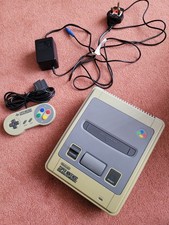 Nintendo SNES Super Nintendo PAL Console, controller, power adapter, unboxed