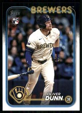 2024 Topps Update #US310 Oliver Dunn RC Milwaukee Brewers 57193