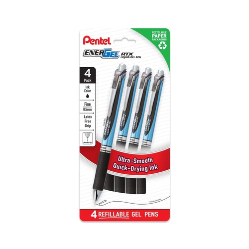 Pentel EnerGel RTX Needle Tip Liquid Gel Pens