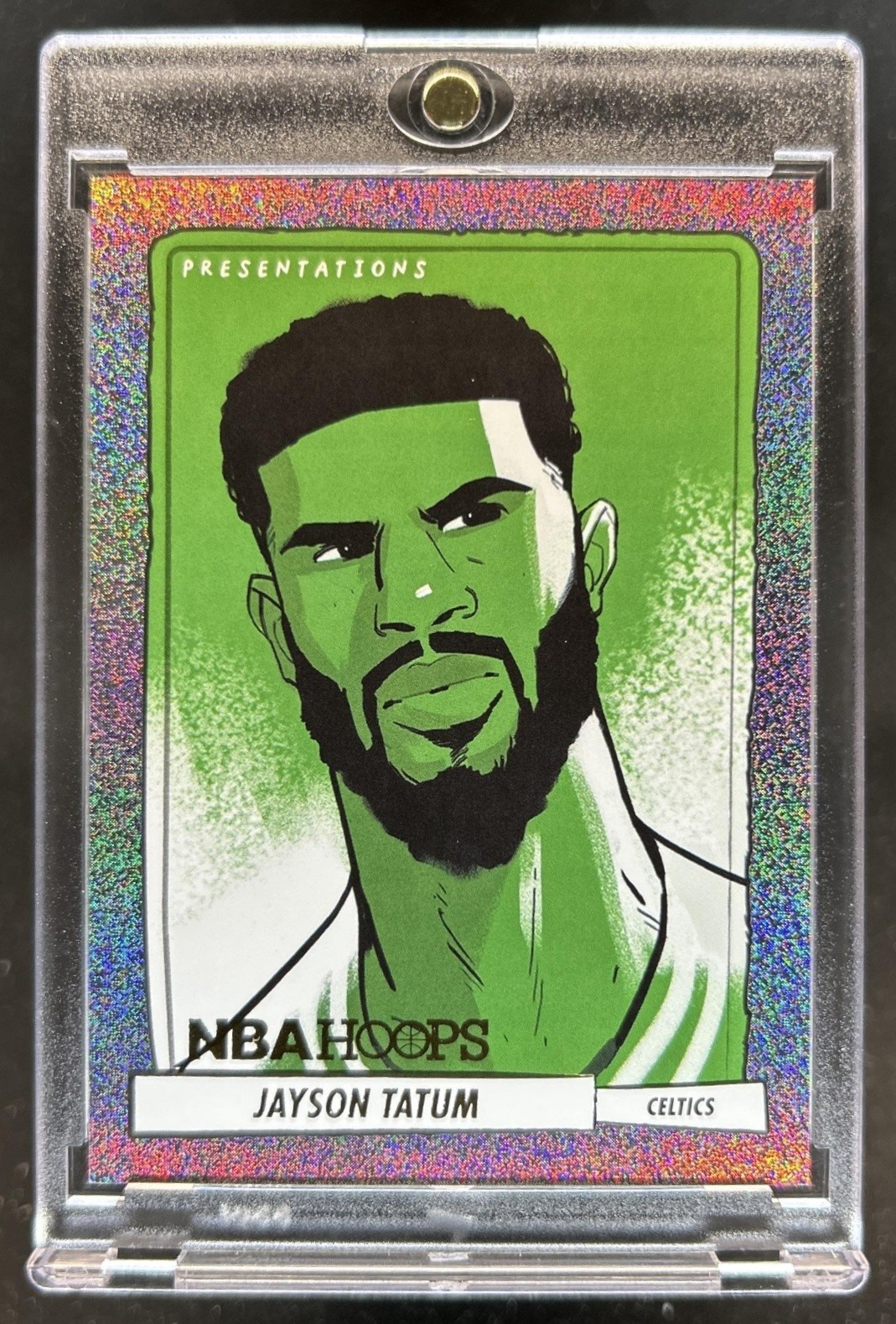 2023-24 Panini Hoops Jayson Tatum Presentations #4 Celtics