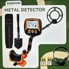 Sunpow OT-MD04 Black/Orange Waterproof High Accuracy Waterproof Metal Detector