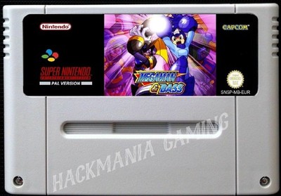 MEGAMAN & BASS Englisch UK Pal SNES Super Nintendo Mario World Secret Mana...