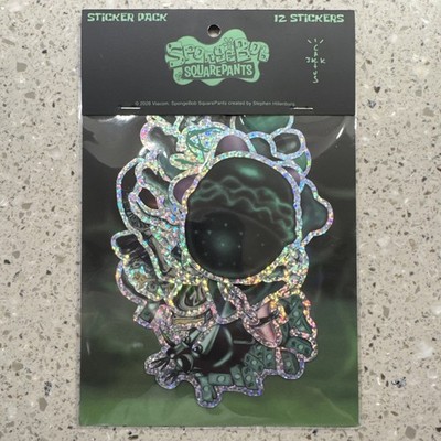 Cactus Jack Travis Scott X SpongeBob SquarePants 12 - Sticker Pack RARE